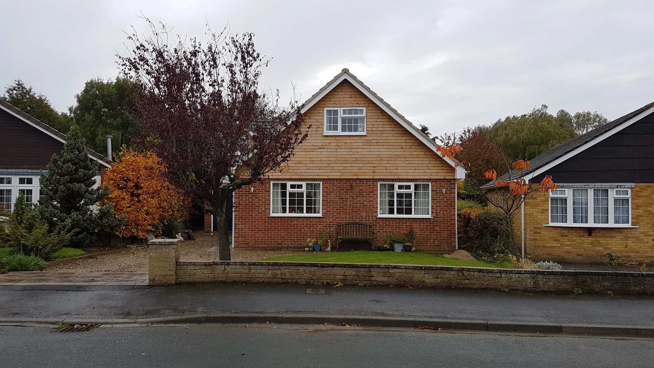 street view of bungalow with roof lift