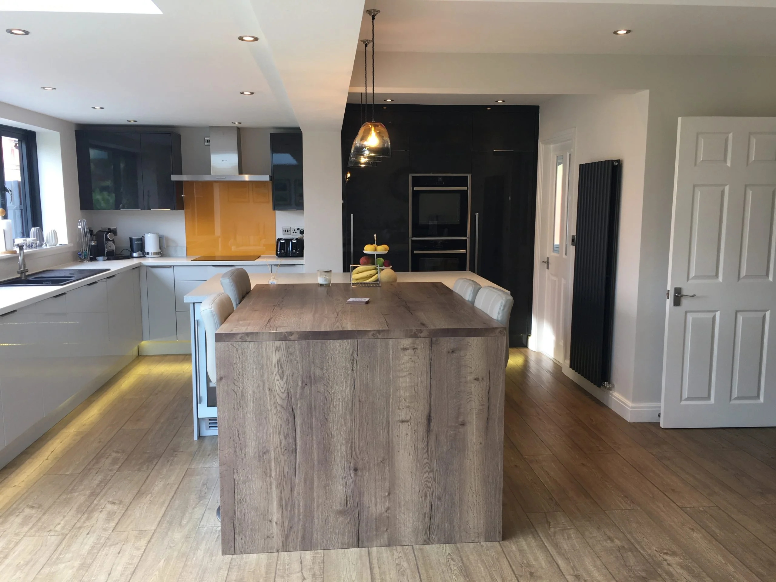 Kitchen of modern single storey extension in Leeds