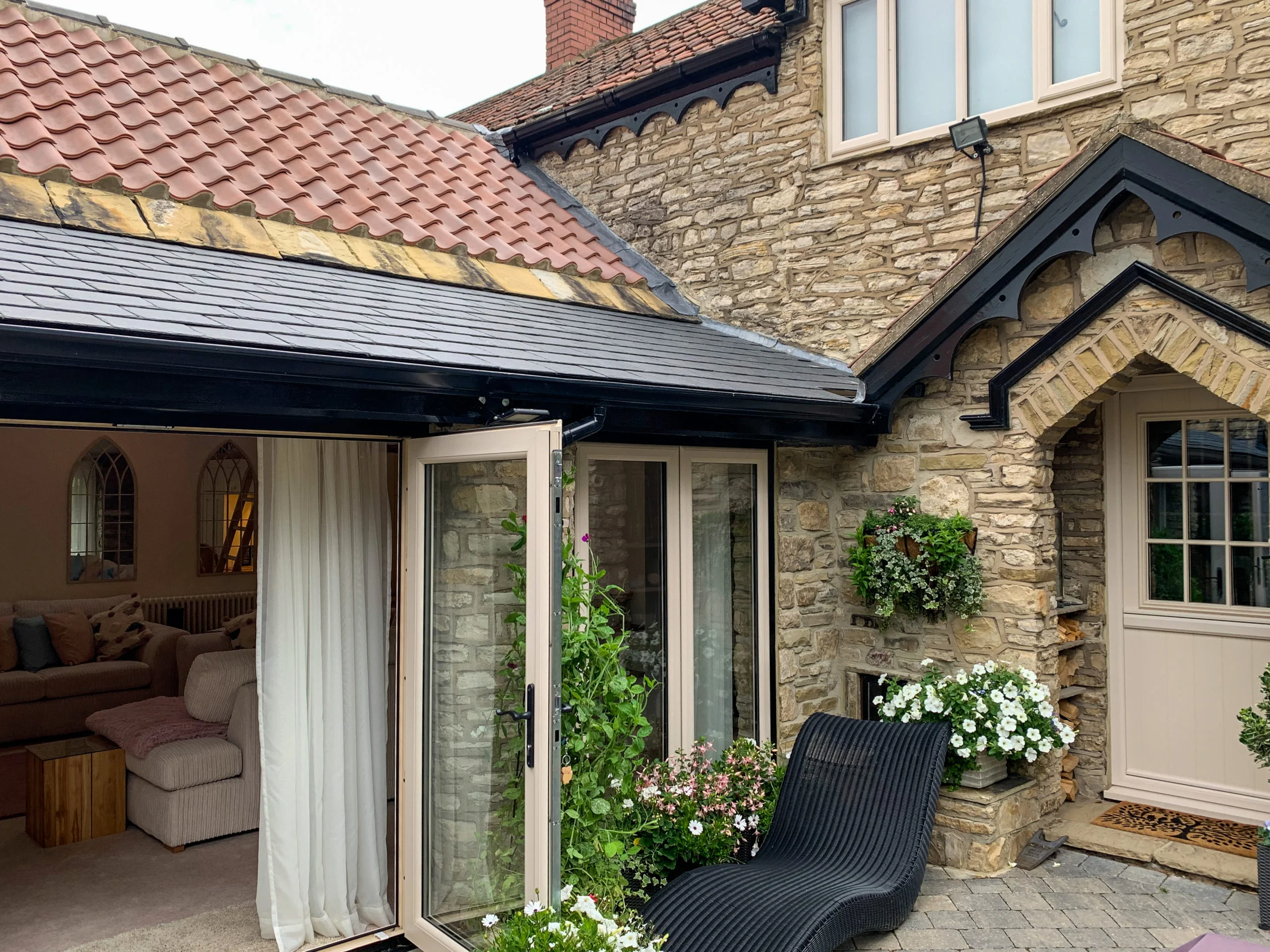 garden view of loft conversion